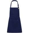 LE100 DE113/116 Le Chef Utility Bib Apron Navy colour image